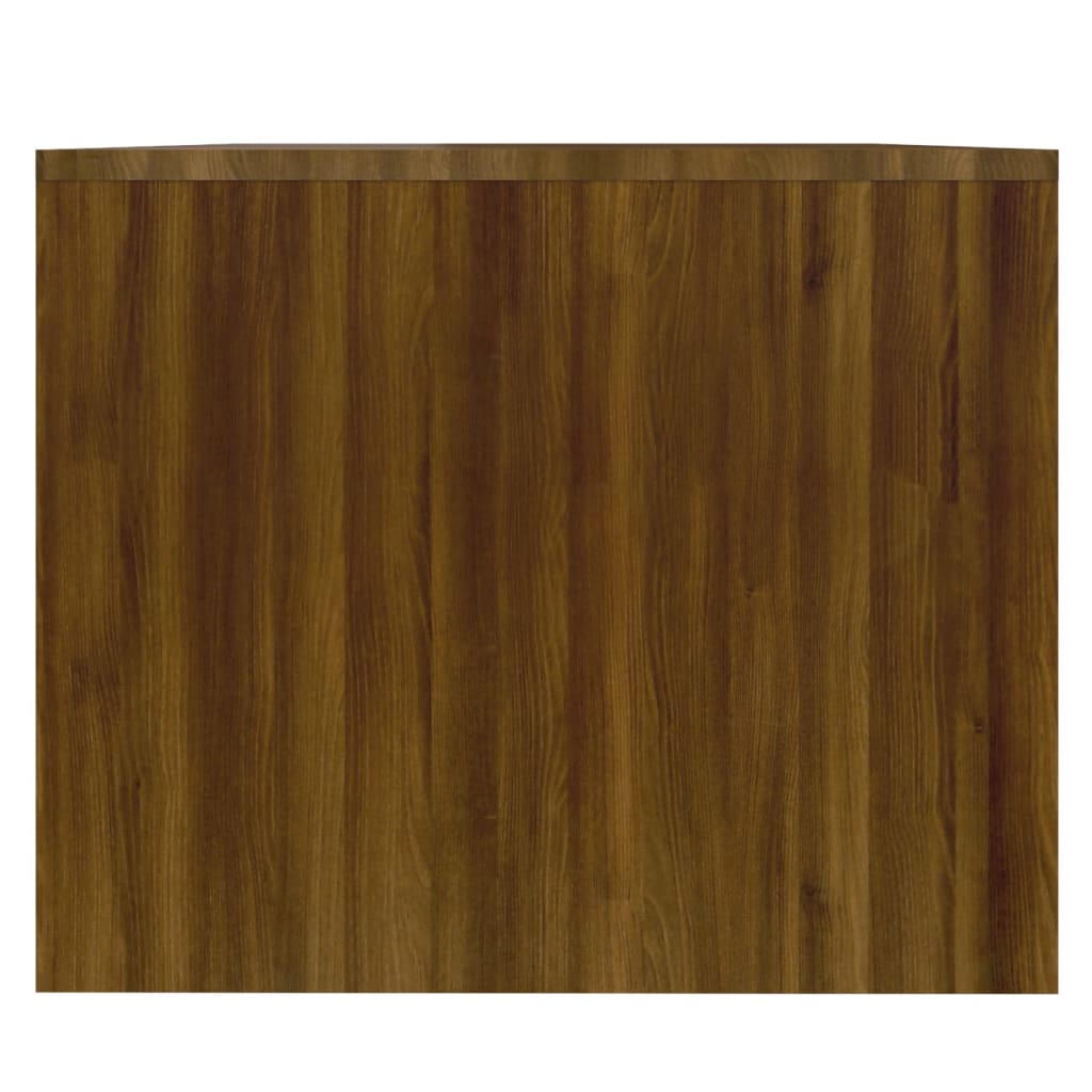 vidaXL Soffbord brun ek 90x50x41,5 cm konstruerat trä