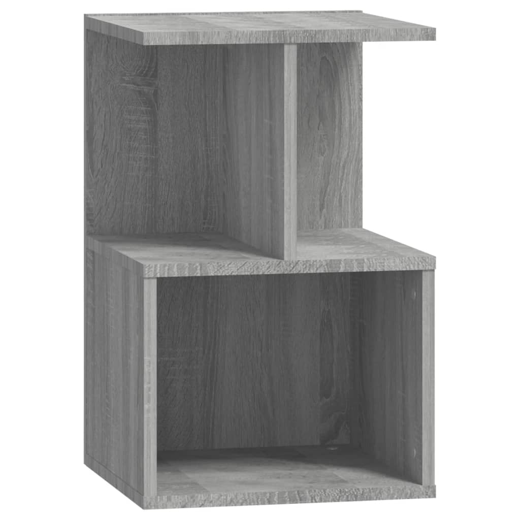 vidaXL Sängbord grå sonoma 35x35x55 cm konstruerat trä