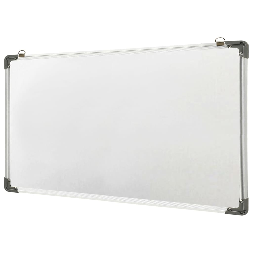 vidaXL Magnetisk whiteboard vit 110x60 cm stål