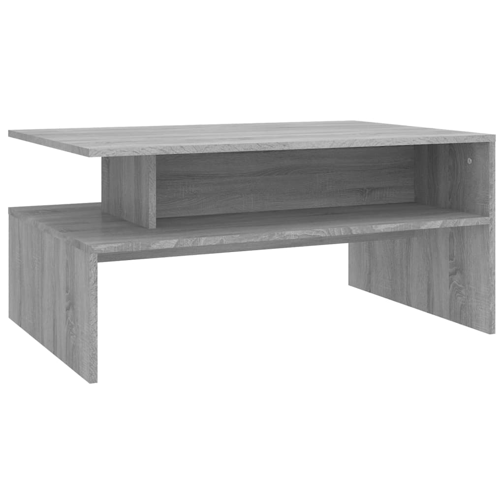 vidaXL Soffbord grå sonoma 90x60x42,5 cm konstruerat trä
