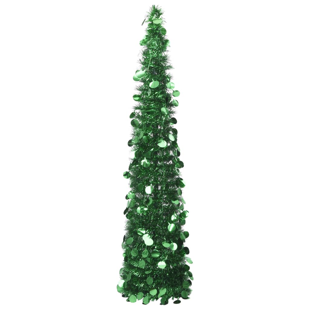 vidaXL Pop-up plastgran grön 150 cm PET