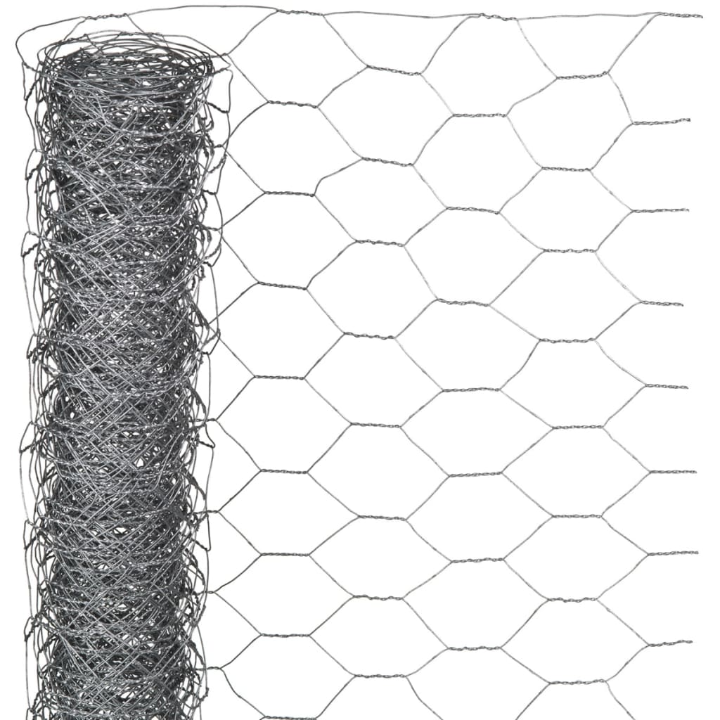 Nature Ståltrådsnät hexagonalt 0,5x10 m 25 mm galvaniserat stål