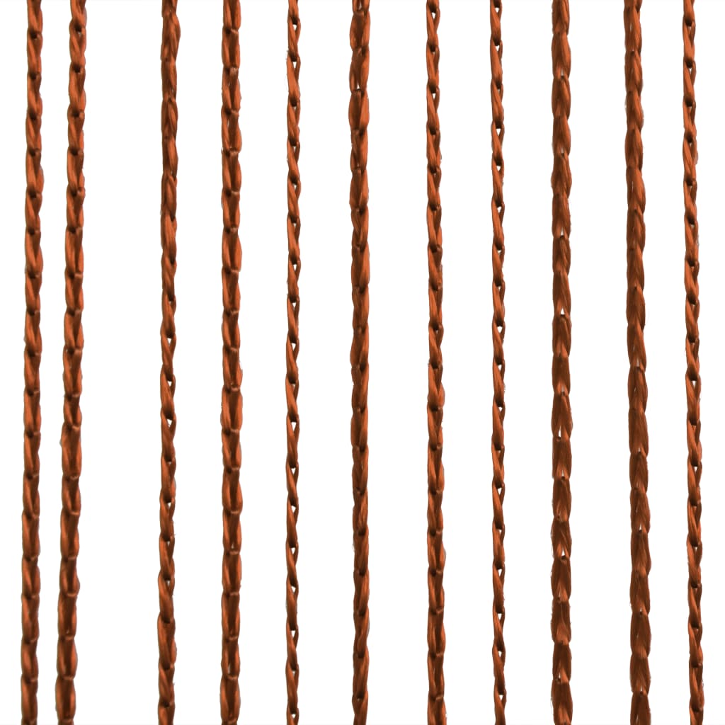 vidaXL Trådgardiner 2 st 100x250 cm brun