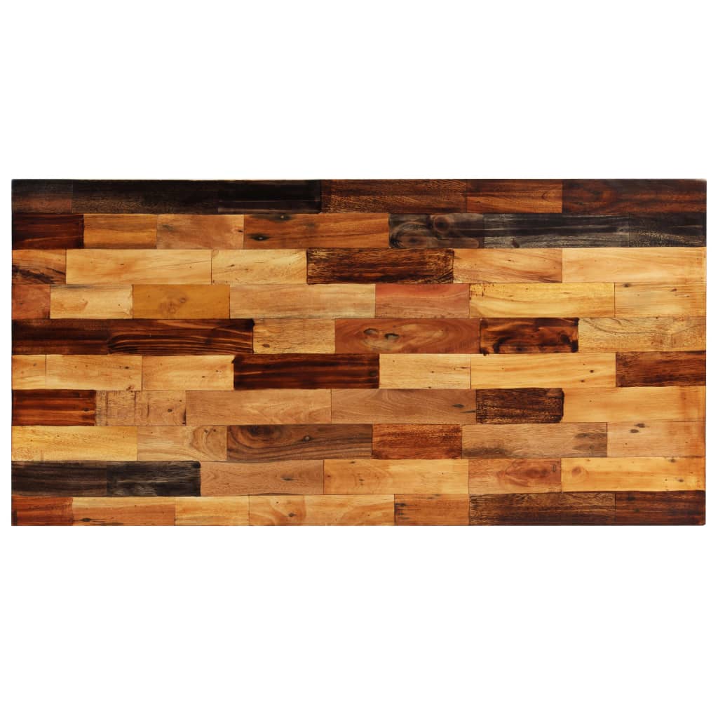 vidaXL Barbord massivt återvunnet trä 120x60x106 cm