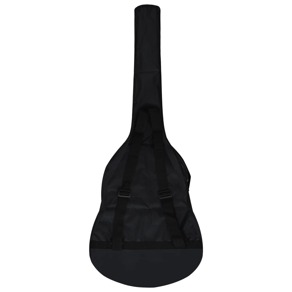 vidaXL Gitarrfodral för 4/4 klassisk gitarr svart 100x37 cm tyg