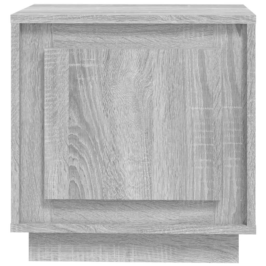 vidaXL Sängbord 2 st grå sonoma 44x35x45 cm konstruerat trä