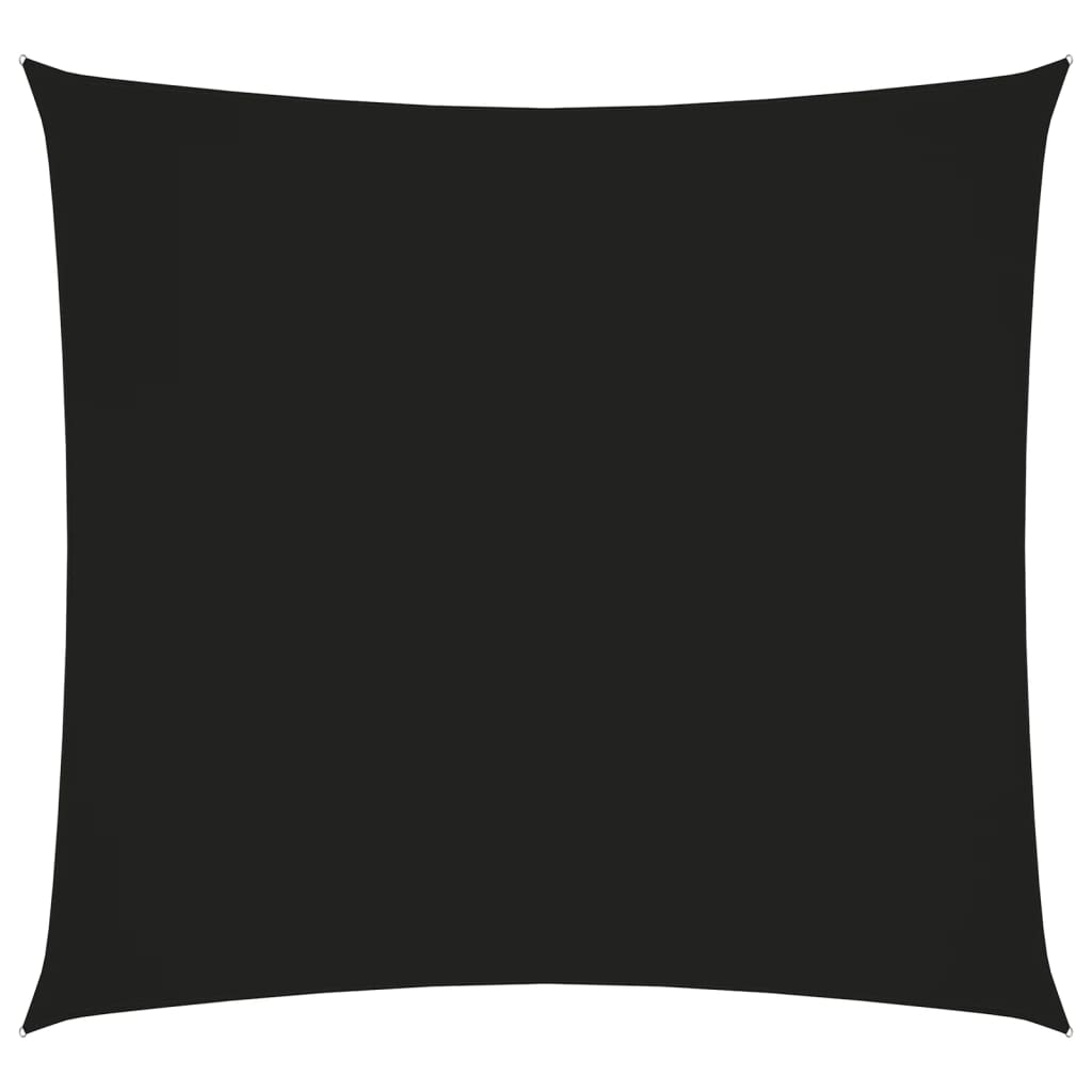 vidaXL Solsegel oxfordtyg fyrkantigt 3x3 m svart