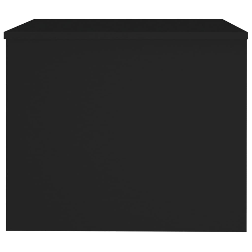 vidaXL Soffbord svart 80x50x40 cm konstruerat trä