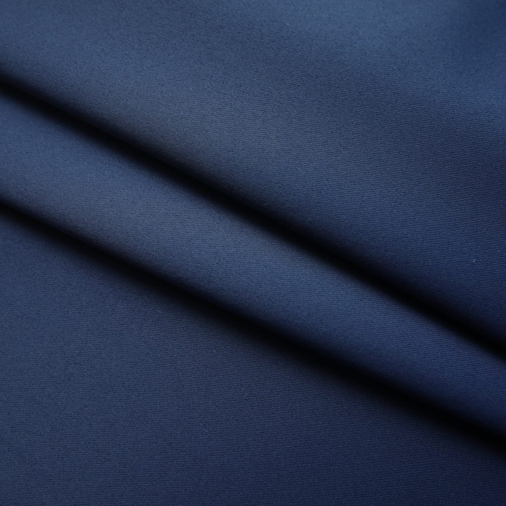 vidaXL Mörkläggningsgardin med krokar blå 290x245 cm