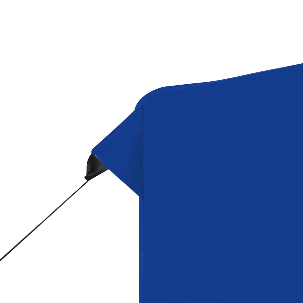 vidaXL Hopfällbart partytält med väggar aluminium 3x3 m blå