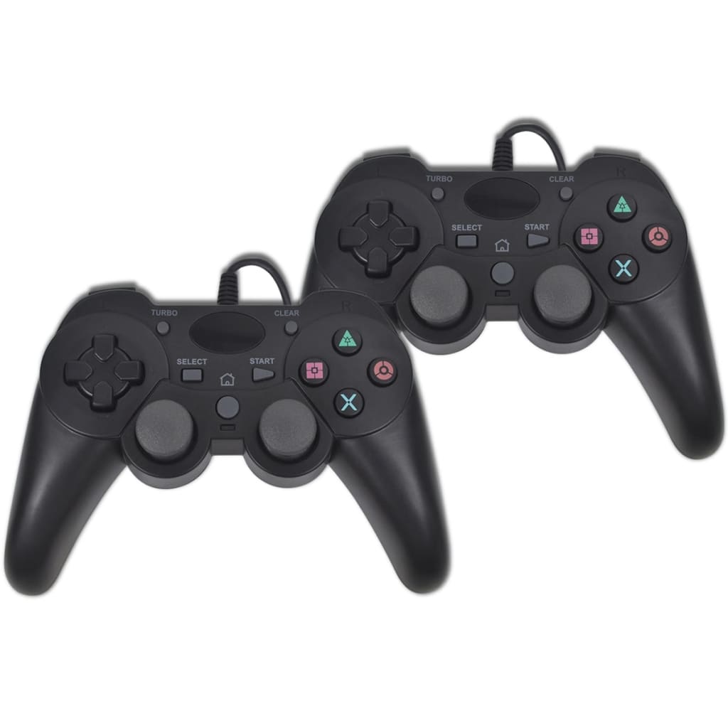 2 Spelkontroller med sladd för PS3