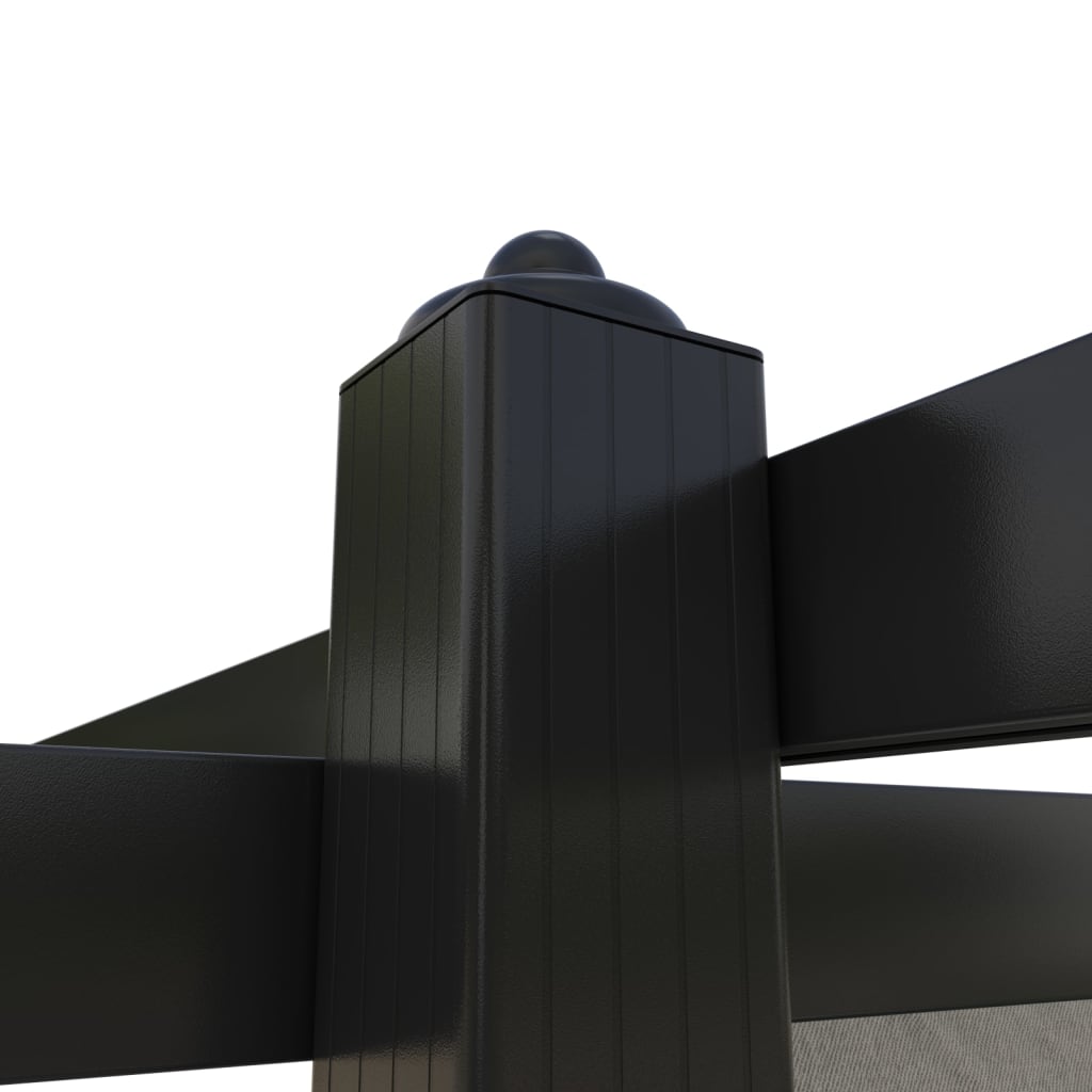 vidaXL Paviljong med infällbart tak 3x3 m gräddvit
