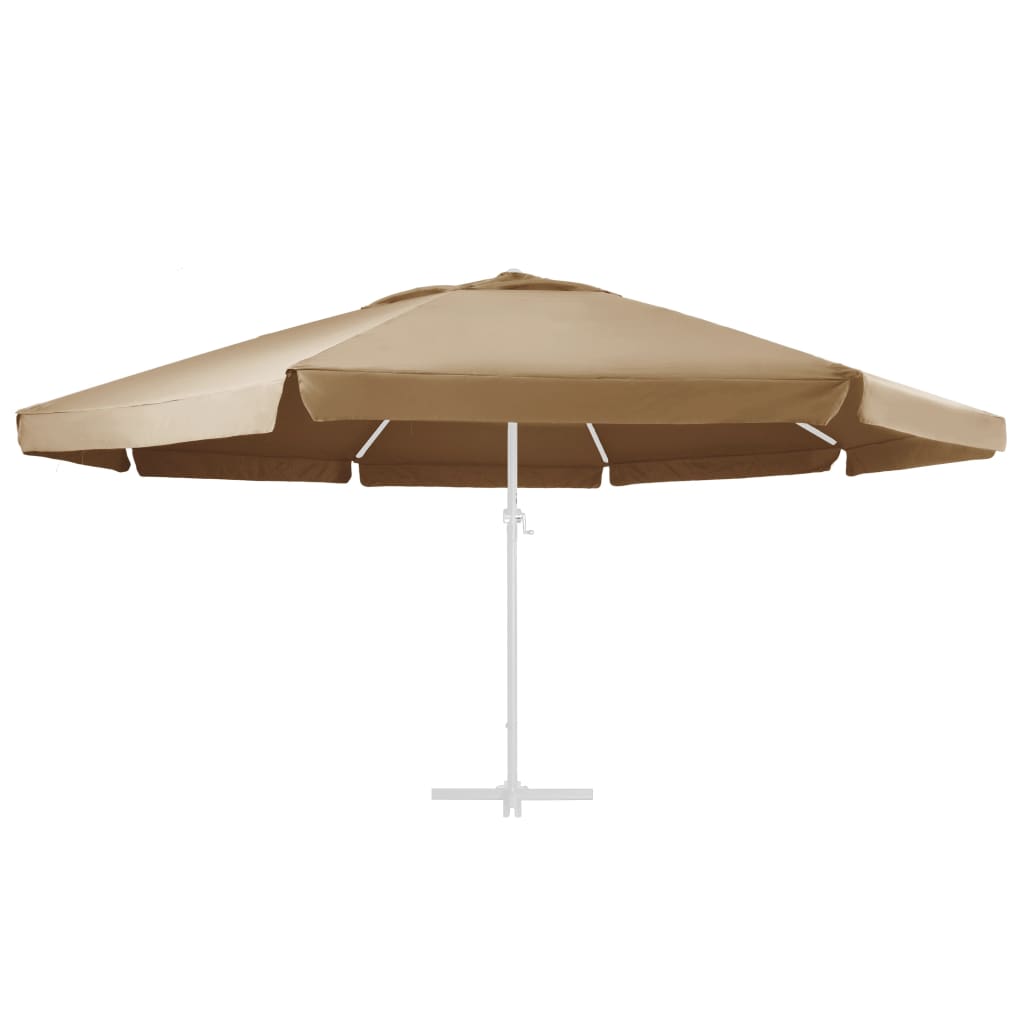 vidaXL Reservtyg för parasoll taupe 600 cm