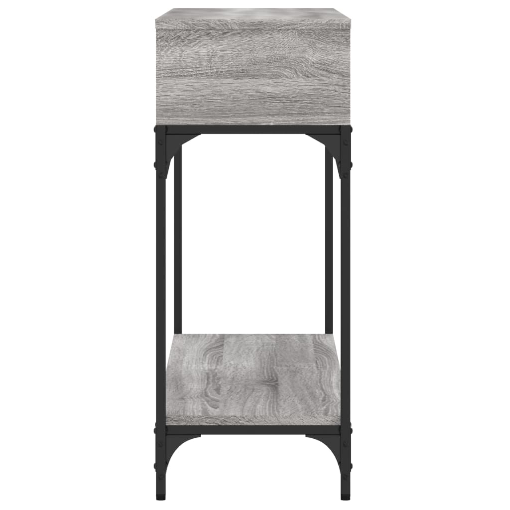 vidaXL Avlastningsbord grå sonoma 100x30,5x75 cm konstruerat trä