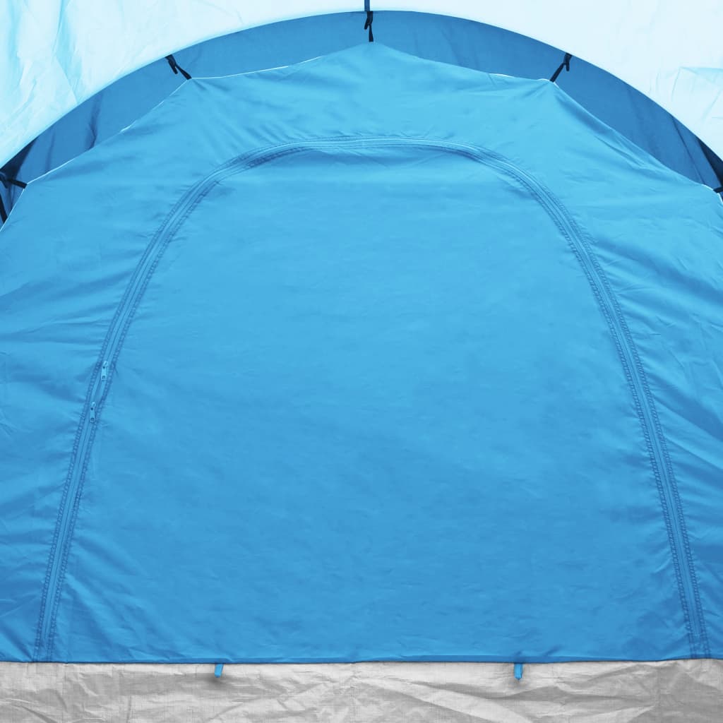 vidaXL Tält för 6 personer blå och ljusblå