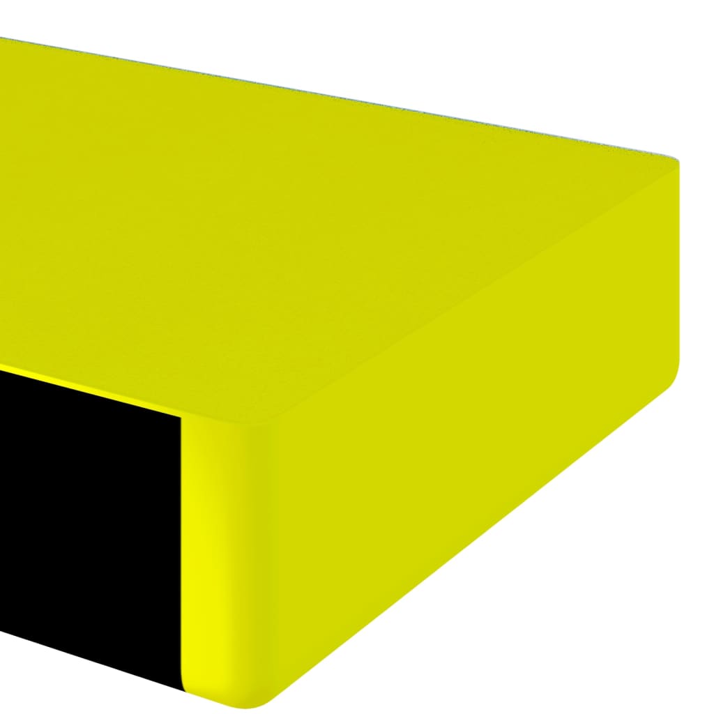 vidaXL Kantskydd gul & svart 6x2x101,5 cm PU