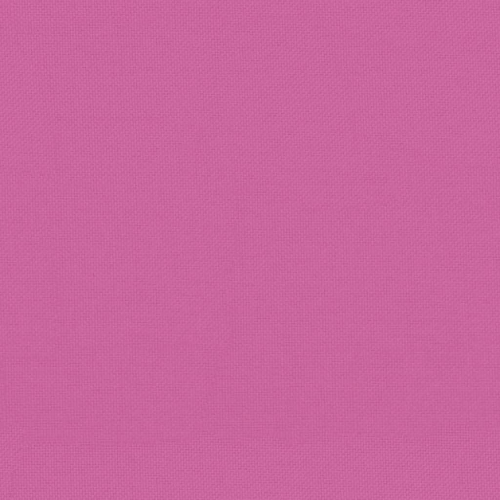 vidaXL Dyna för pallsoffa rosa 60x61,5x10 cm Oxford-tyg