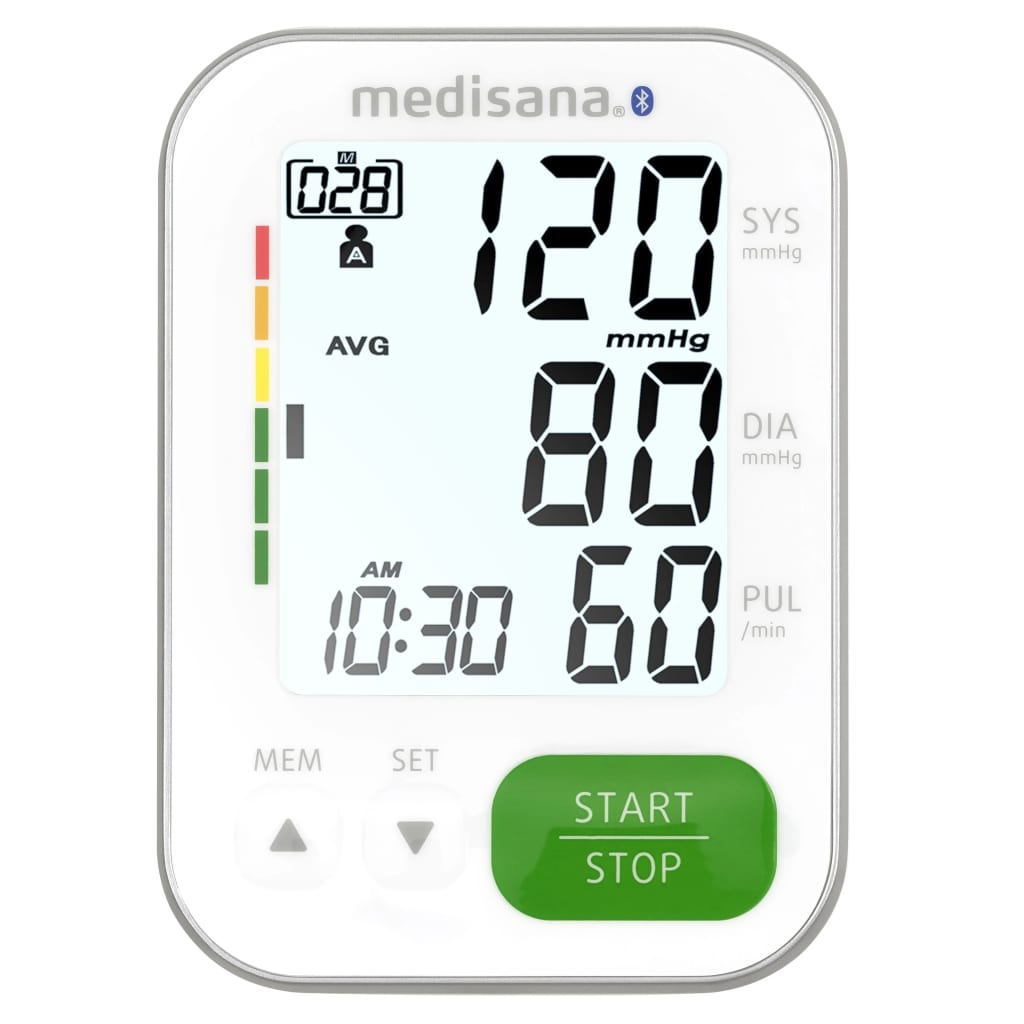 Medisana Blodtrycksmätare överarm BU 570 Connect vit