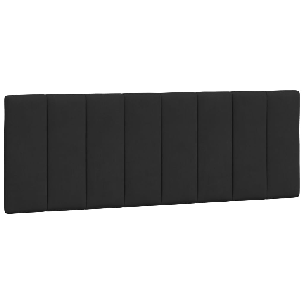 vidaXL Sängram med huvudgavel svart 120x200 cm sammet