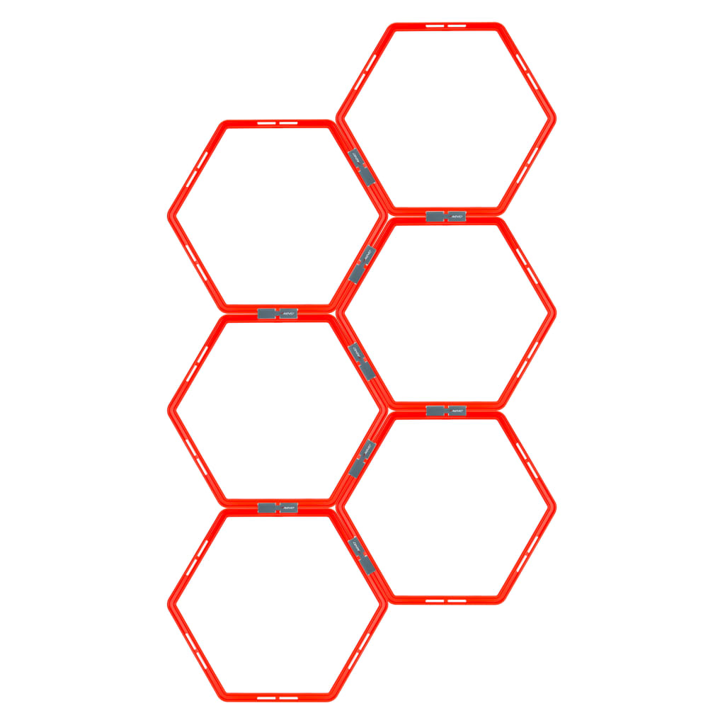 Pure2Improve Träningsringar 6 delar hexagon